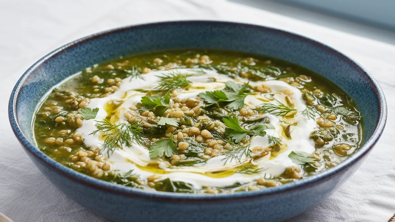 Bulgurlu Ispanak Çorbası Tarifi