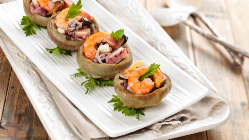 Enginarlı Karides Salatası Tarifi