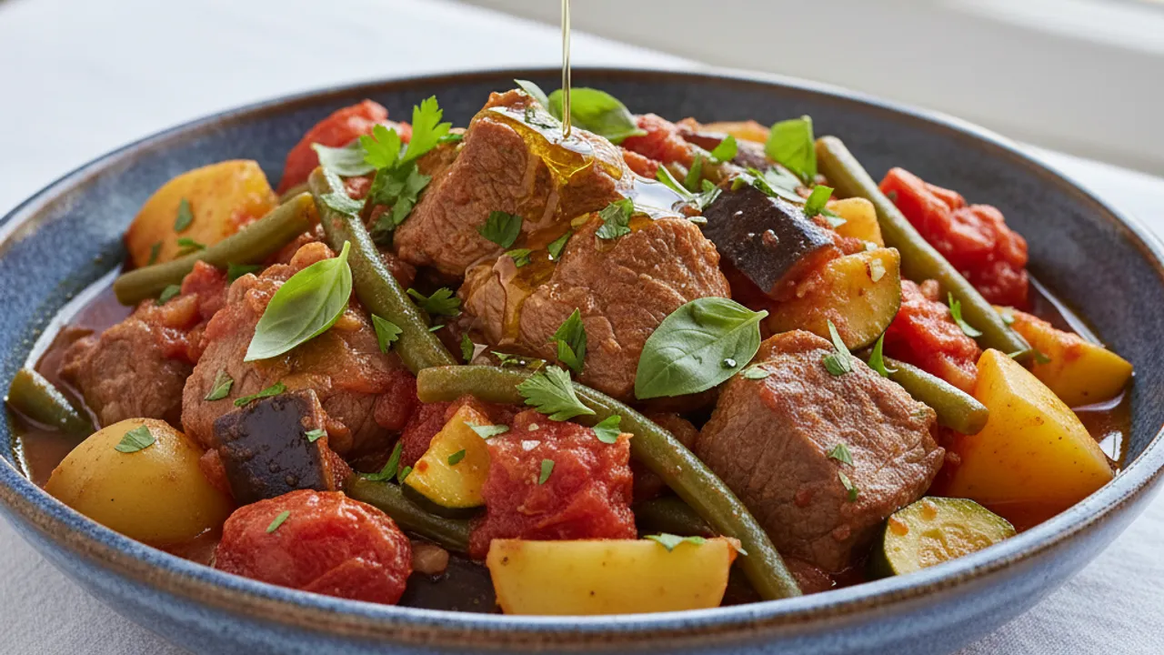 Etli Yaz Türlüsü Tarifi