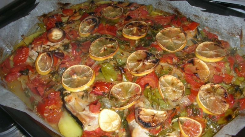 Fırında Kabaklı Mezgit Tarifi