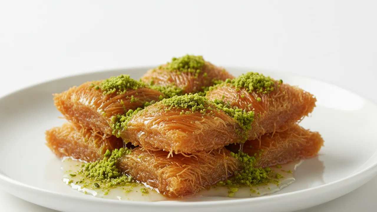 Fıstıklı Kadayıf Tatlısı Tarifi