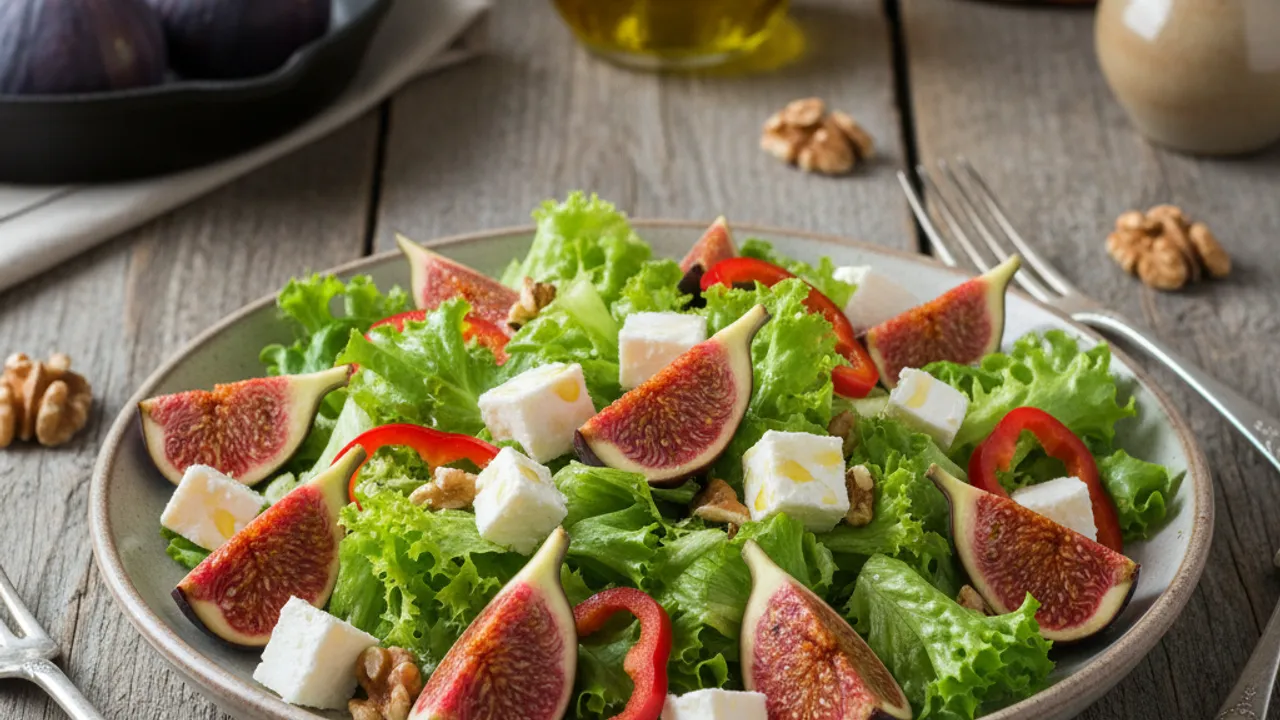 İncirli Cevizli Salata Tarifi