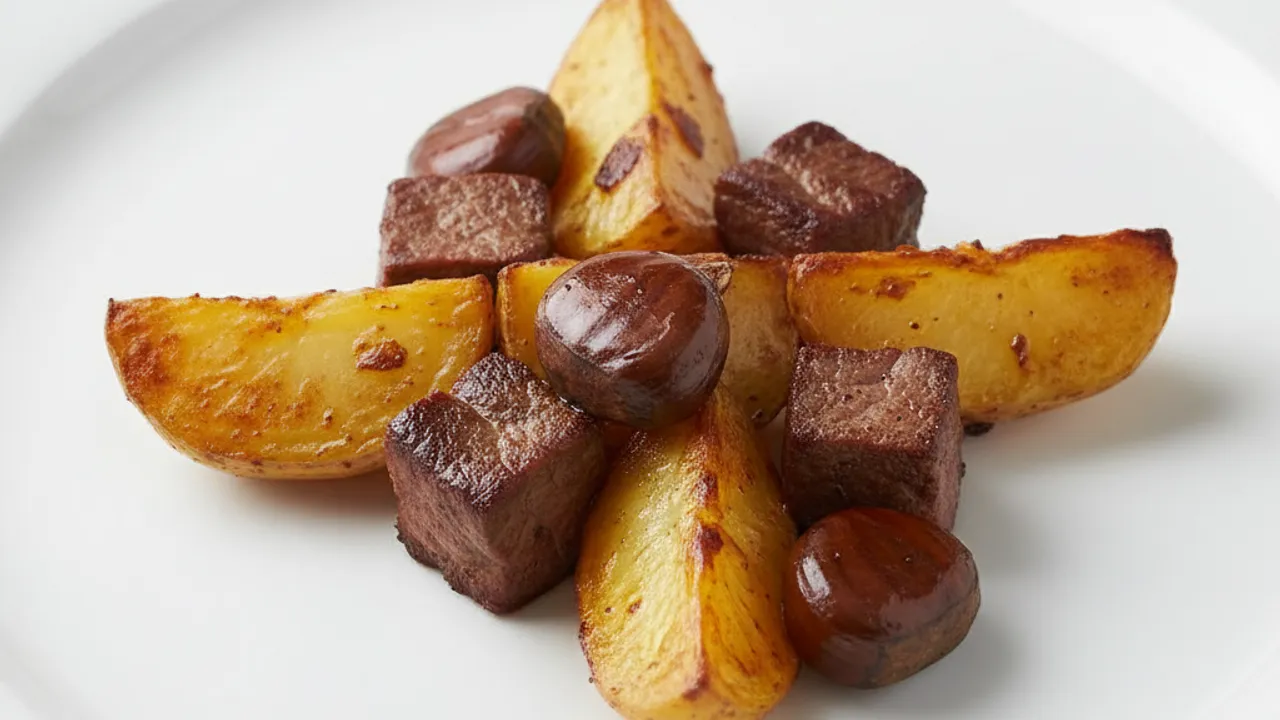 Kestaneli Fırın Patates Tarifi