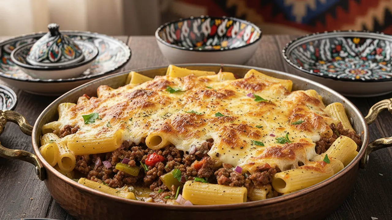 Kıymalı Fırın Makarna Tarifi