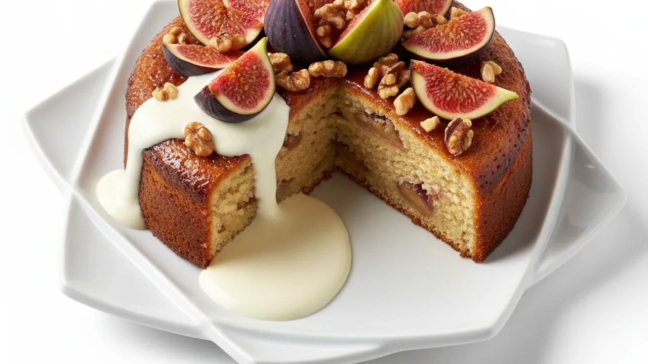 Kremalı İncirli Kek Tarifi