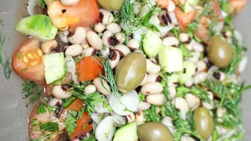 Kuru Börülce Salatası Tarifi