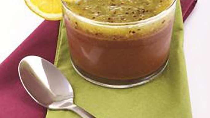 Meyveli Çikolatalı Puding Tarifi
