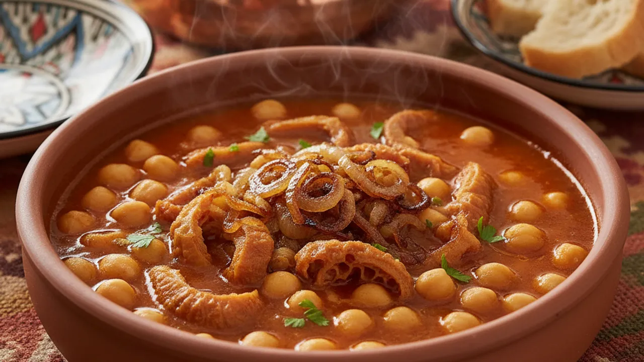 Nohutlu İşkembe Çorbası Tarifi