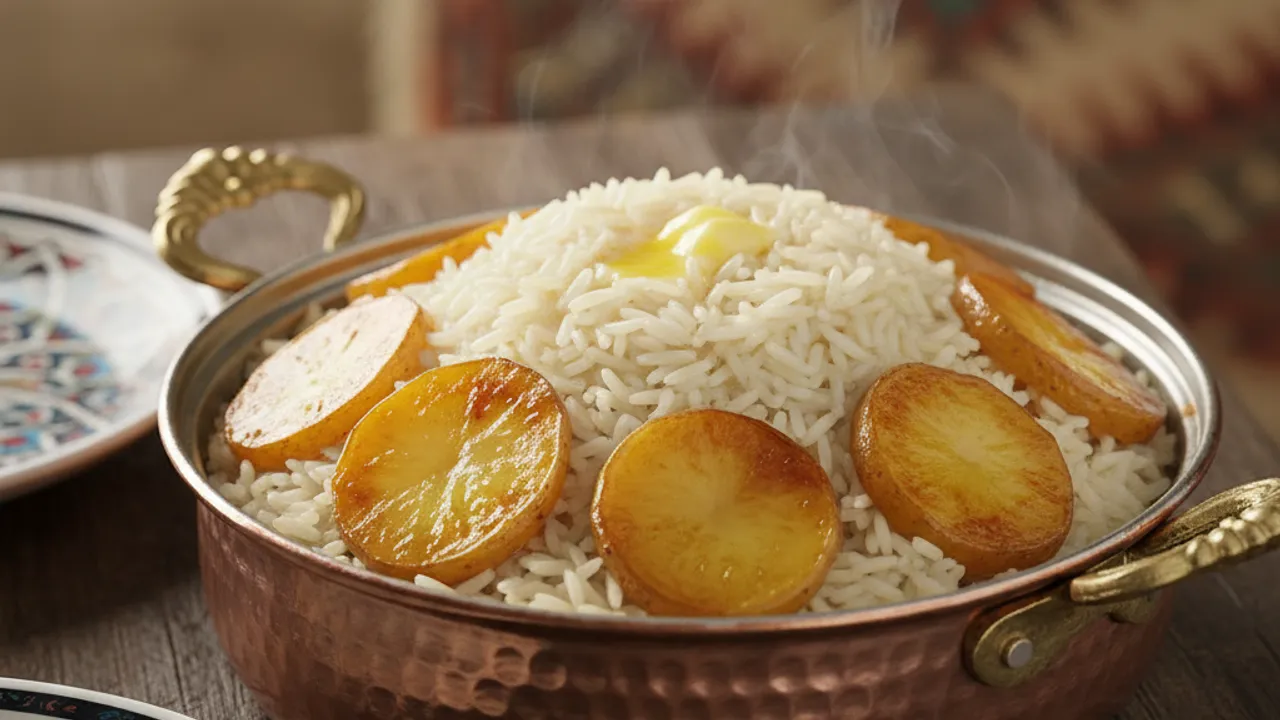 Patatesli Pilav Tarifi