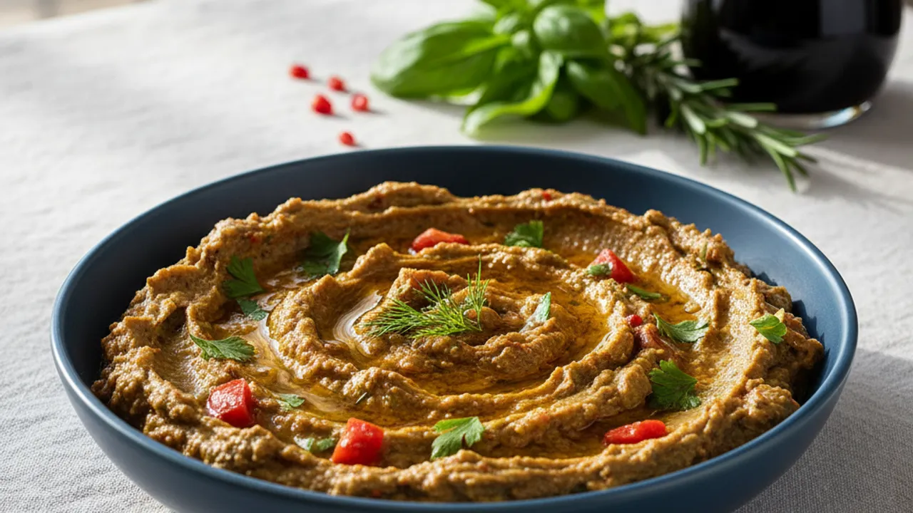 Patlıcanlı Acılı Ezme Tarifi