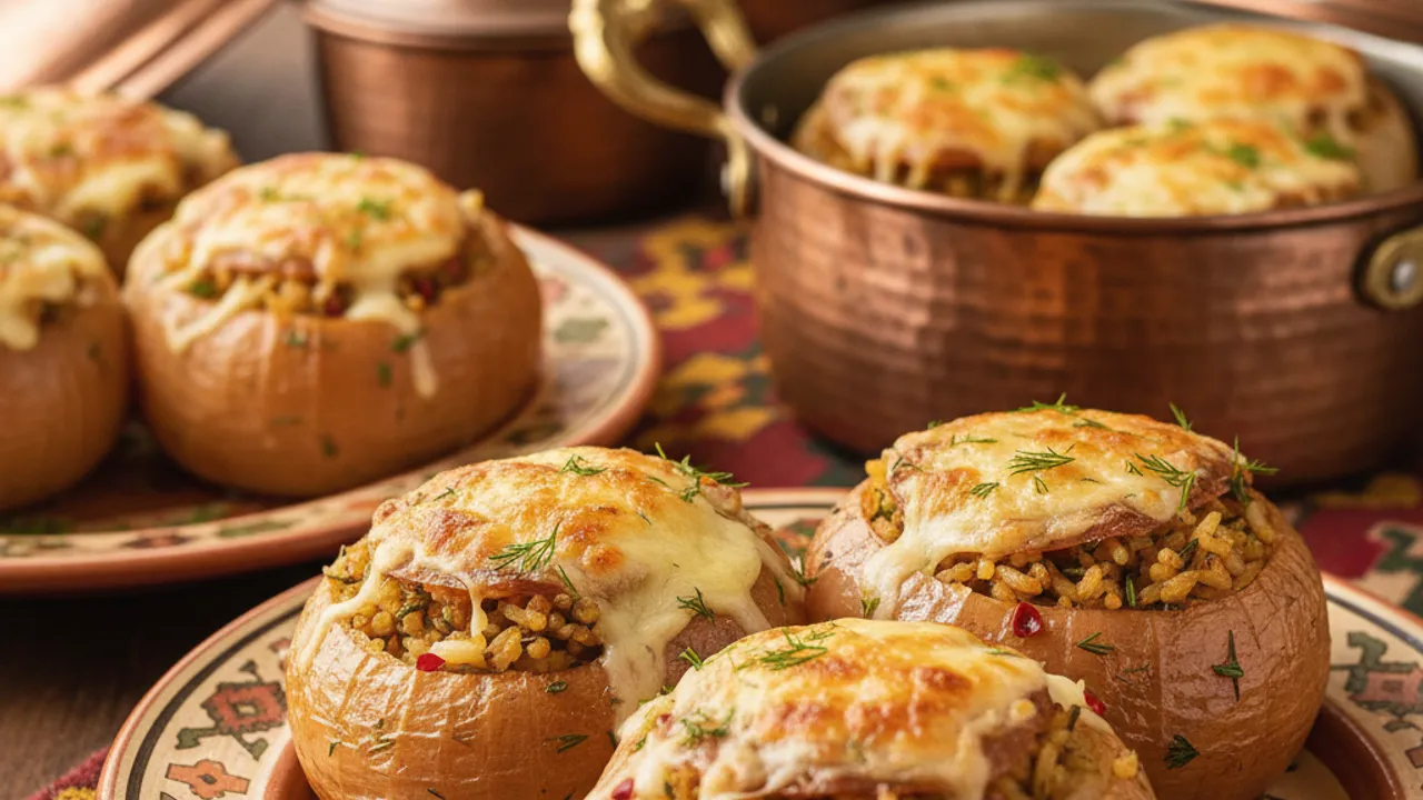 Pirinçli Soğan Dolması Tarifi