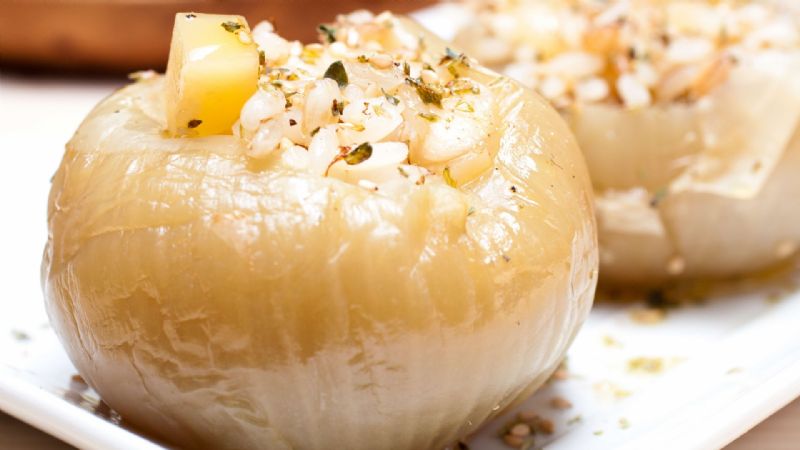 Pirinçli Soğan Dolması Tarifi