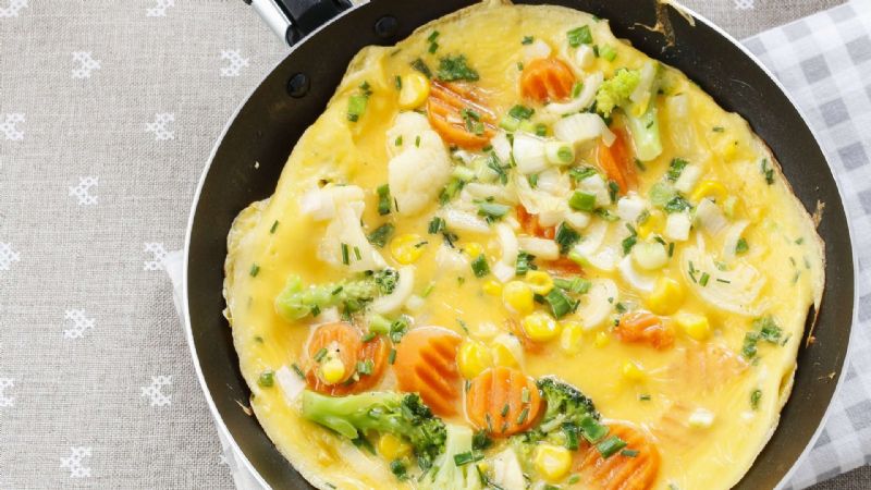 Sebze İçli Omlet Tarifi