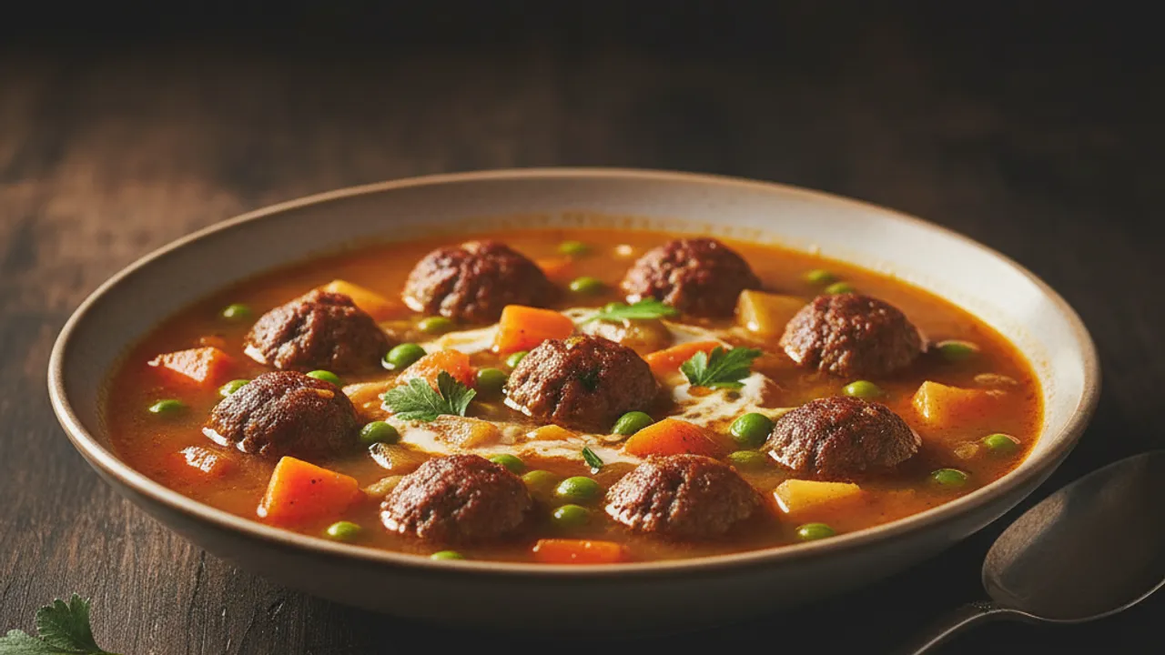 Sebzeli Köfte Çorbası Tarifi