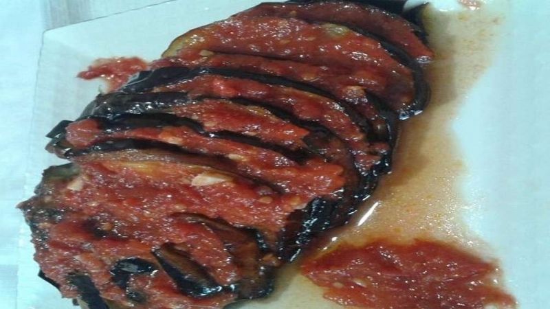 Soslu Bostan Patlıcan Kızartması Tarifi