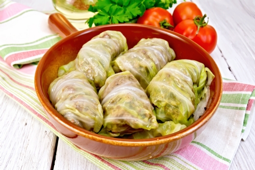 Tahinli Lahana Dolması Tarifi