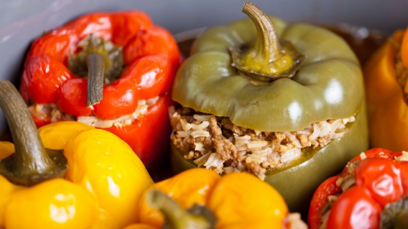 Tavuklu Biber Dolması Tarifi