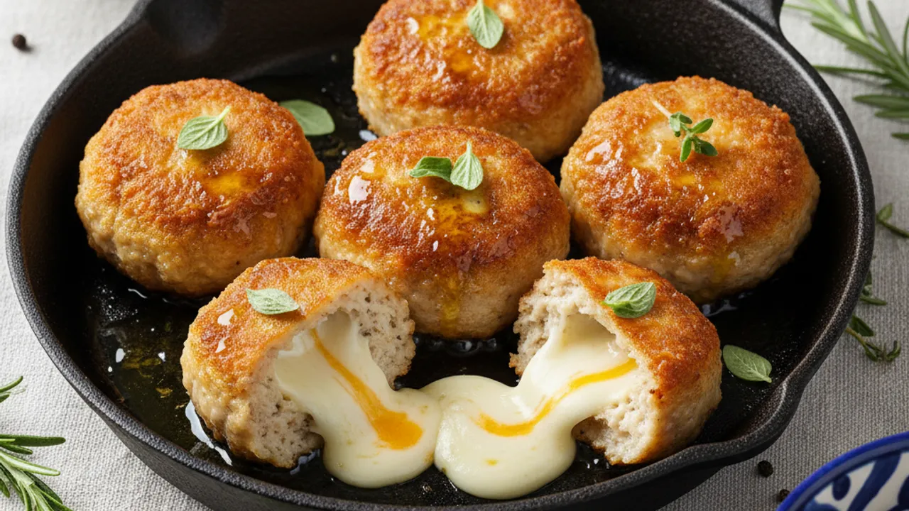 Tereyağda Kızarmış Kaşarlı Tavuk Köftesi Tarifi