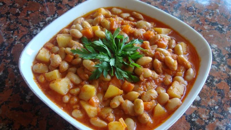 Zeytinyağlı Barbunya Tarifi